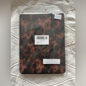 NWT Tortoise Shell iPad Case Protective Case with Pencil Holder